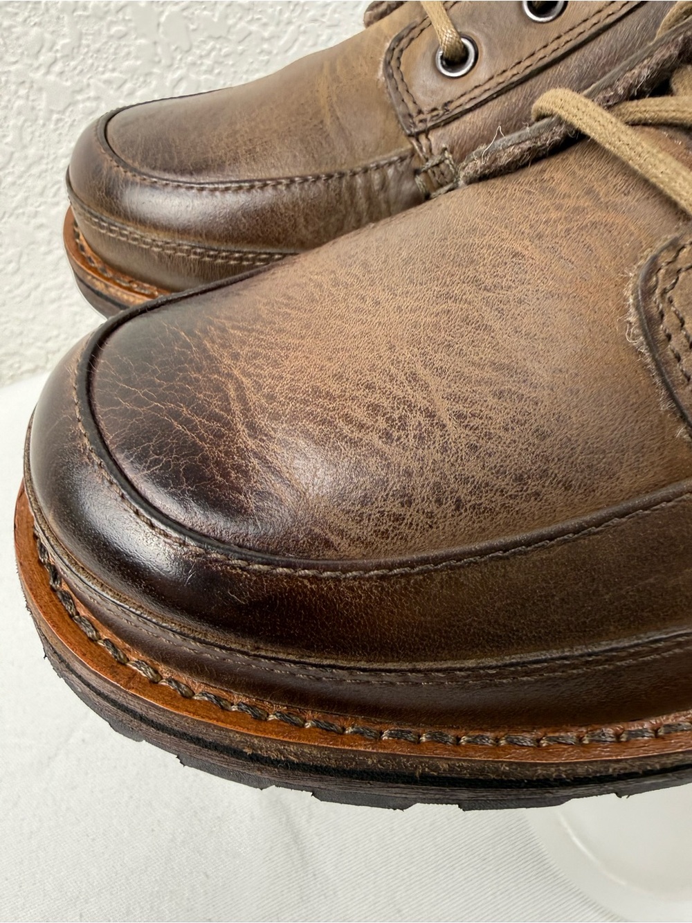Sorel | Leather Moc Toe Lace-Up Boots Brown | Men's 9.5 - Picture 4 of 14